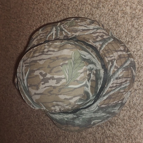 Vtg Whitewater Outdoors Camo Hunting Hat w/ Strap Made in USA - Picture 5 of 8